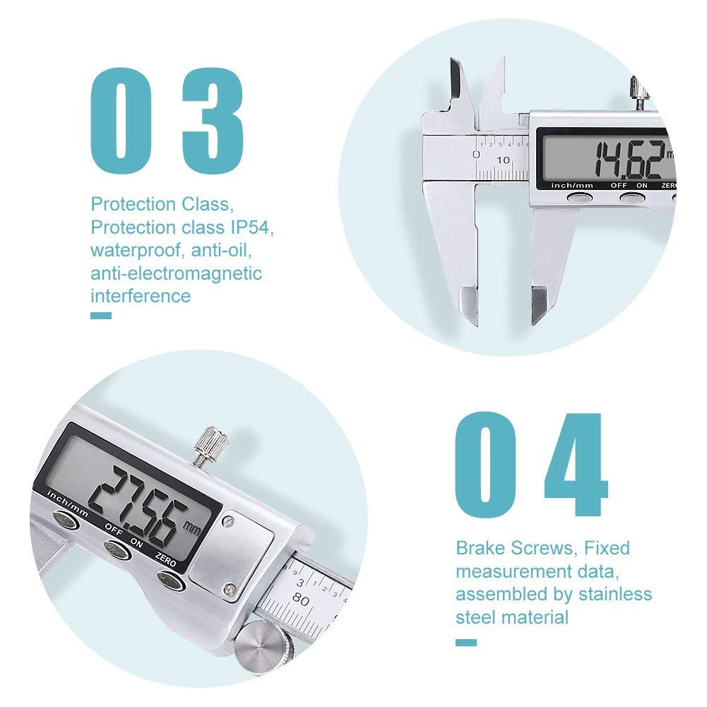 Metal Digital Caliper 150/200/ - đánh giá và giá Digital Caliper 150Mm Stainless Steel