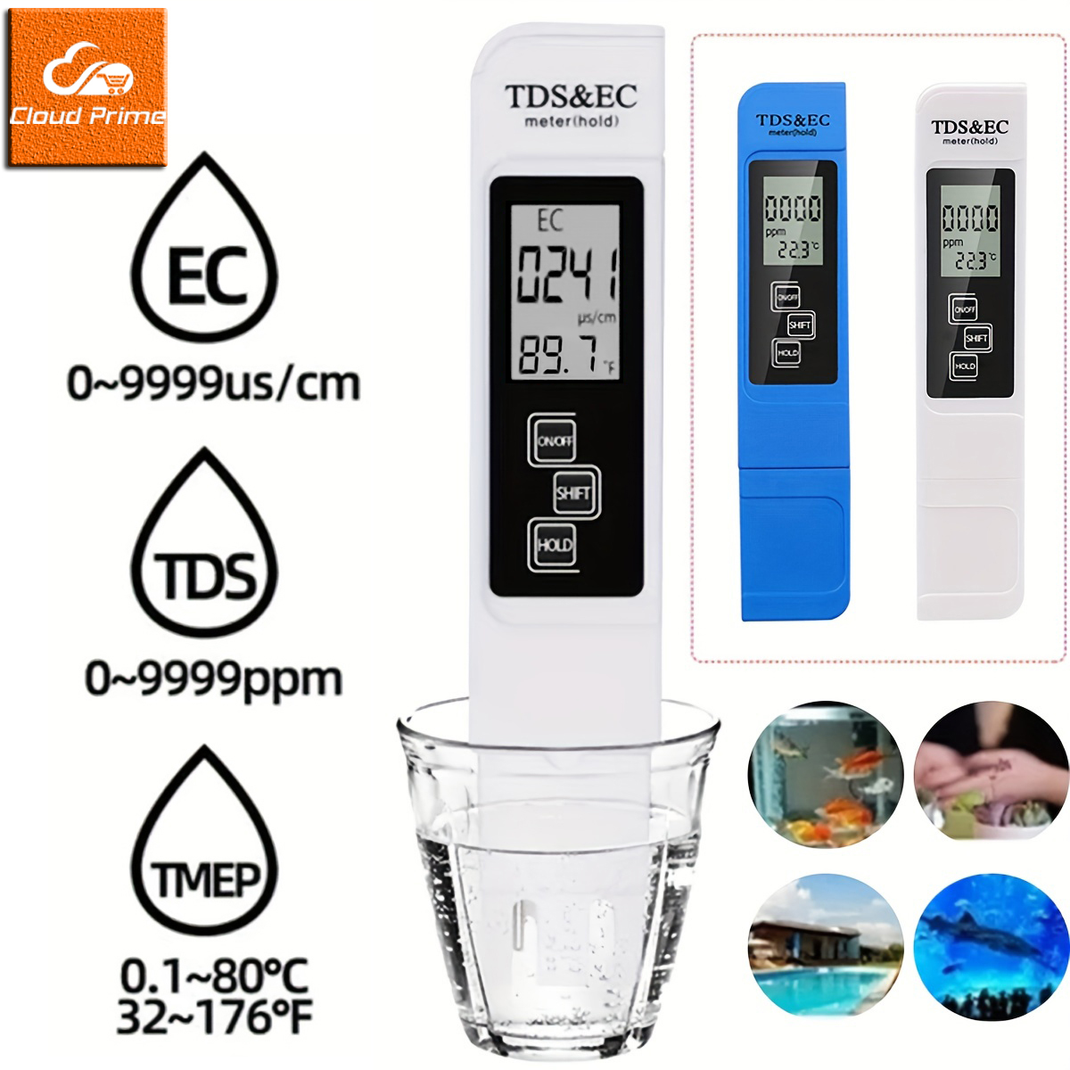 3in1 Water Quality Detection P - đánh giá và giá Ph Meter Digital Water Tester
