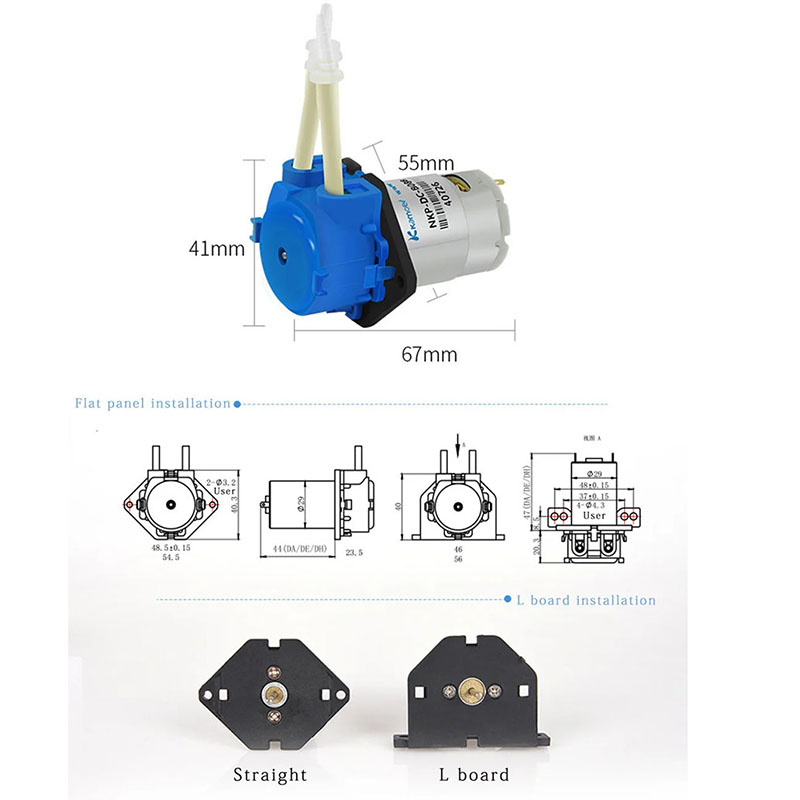 Small  Peristaltic Pump DC 6V/ - đánh giá và giá Mini Peristaltic Pump 12V